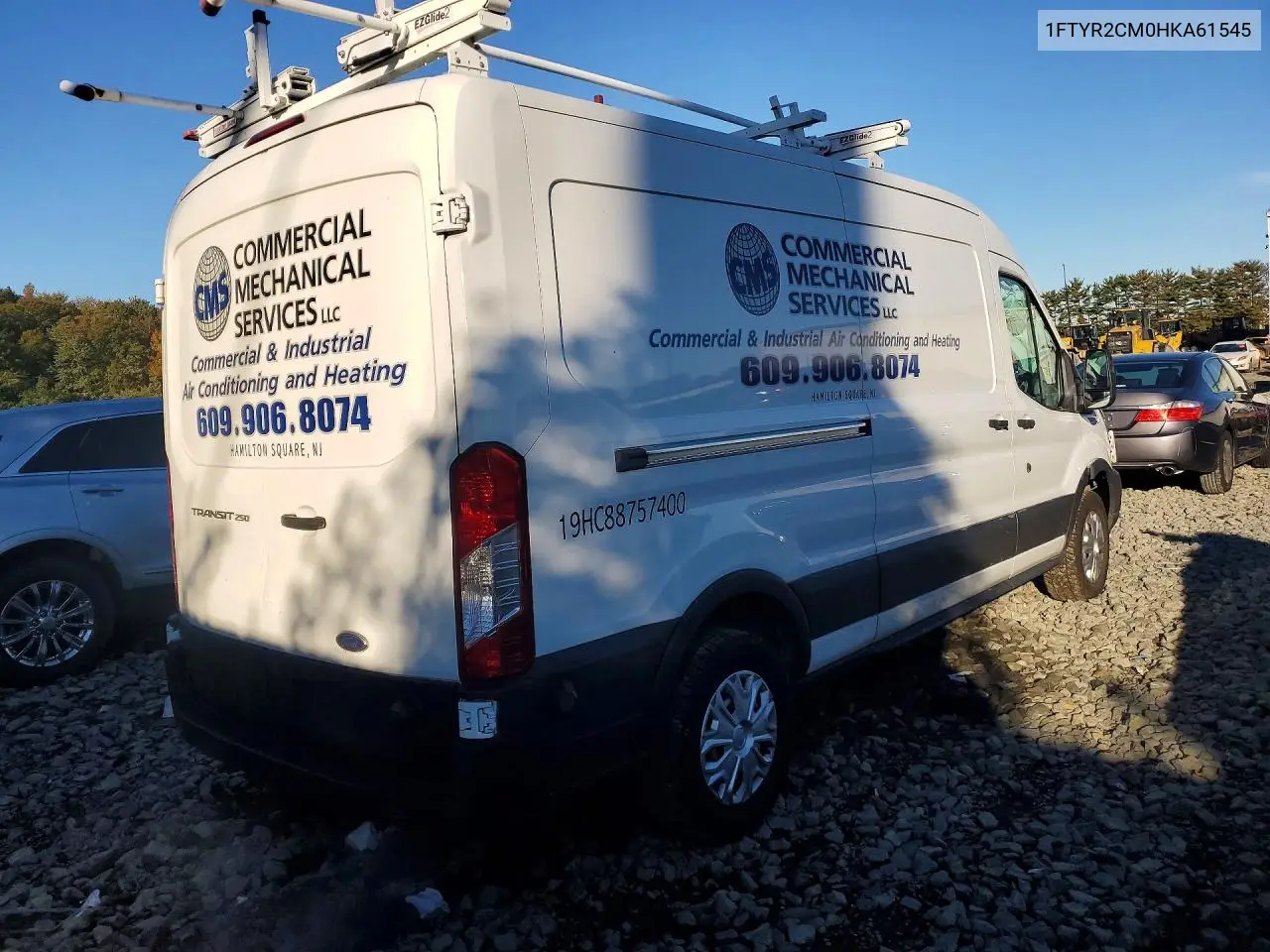 2017 FORD TRANSIT VIN 1FTYR2CM0HKA61545 — фото 3