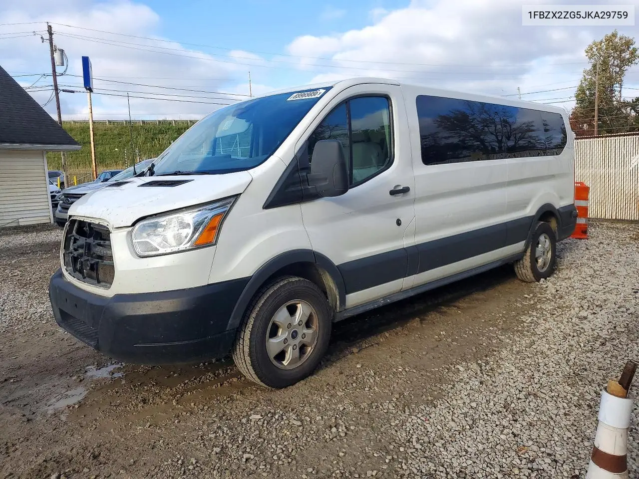 FORD TRANSIT 2018, VIN 1FBZX2ZG5JKA29759