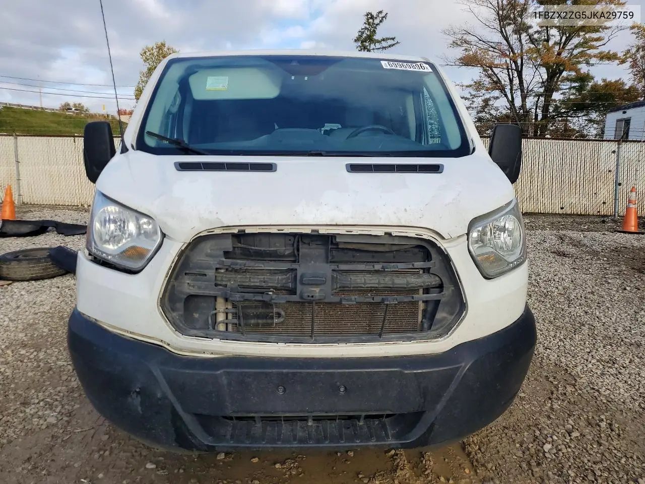 2018 FORD TRANSIT VIN 1FBZX2ZG5JKA29759 — фото 5
