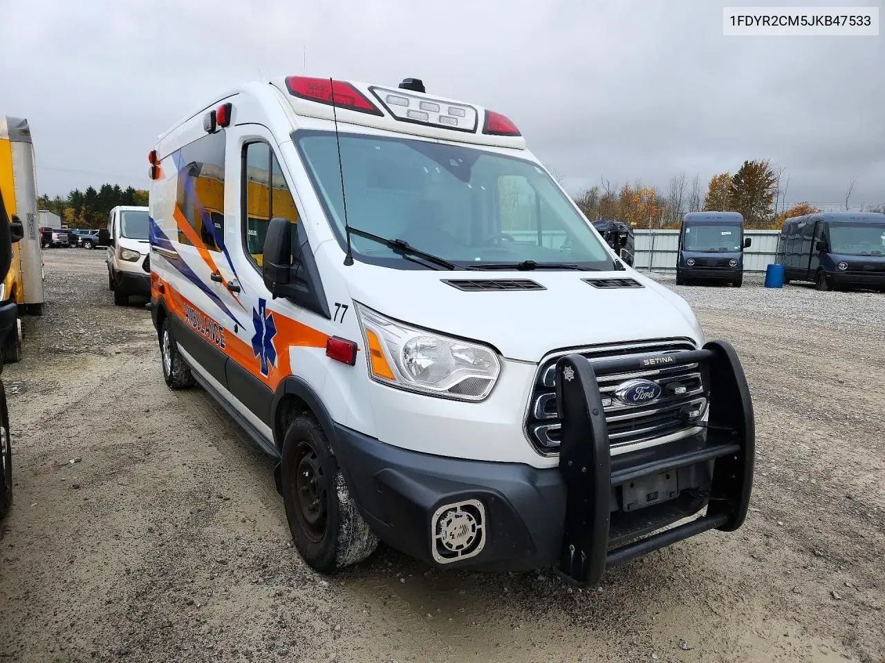 2018 FORD TRANSIT VIN 1FDYR2CM5JKB47533 — фото 4