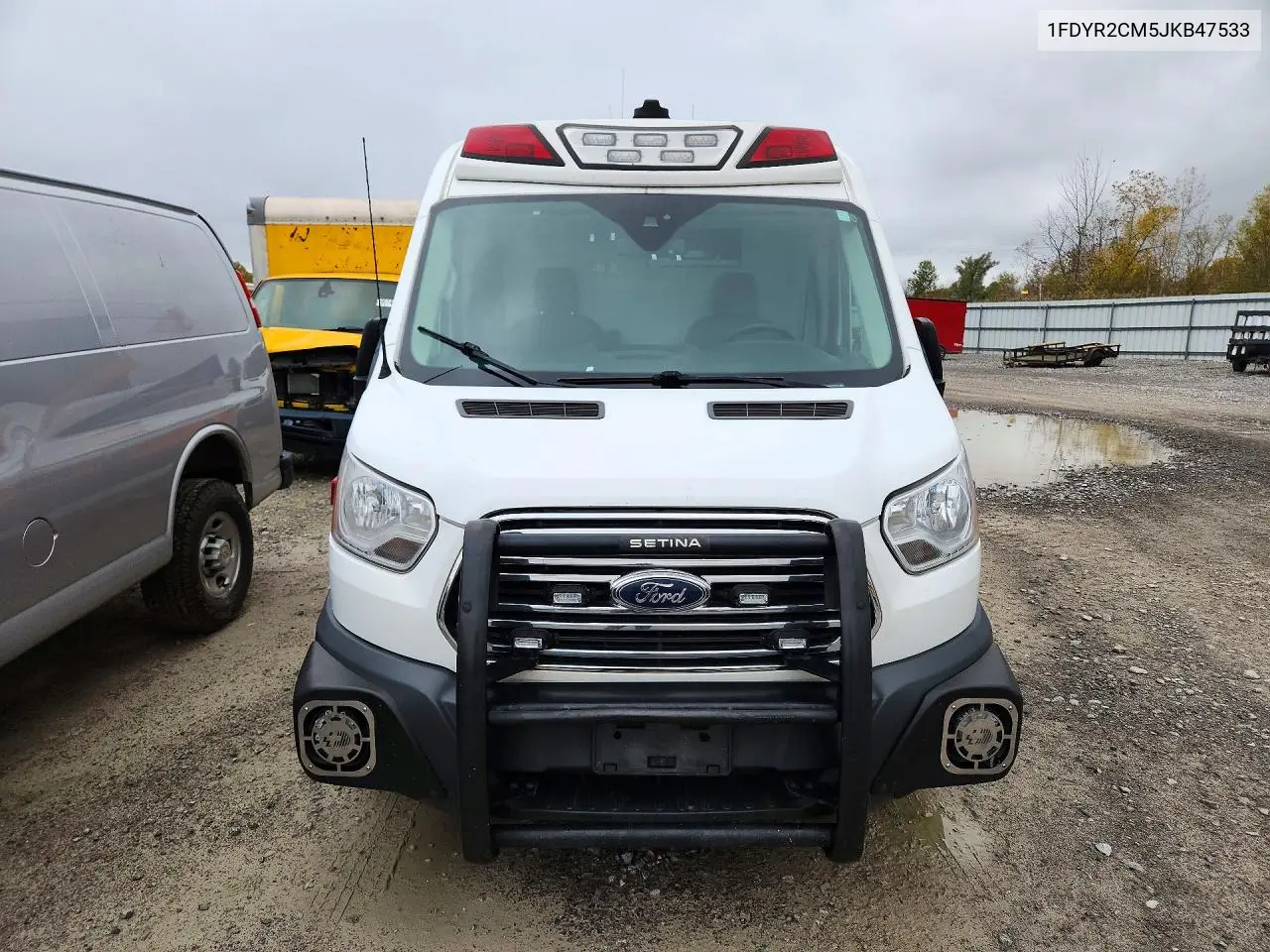 2018 FORD TRANSIT VIN 1FDYR2CM5JKB47533 — фото 5