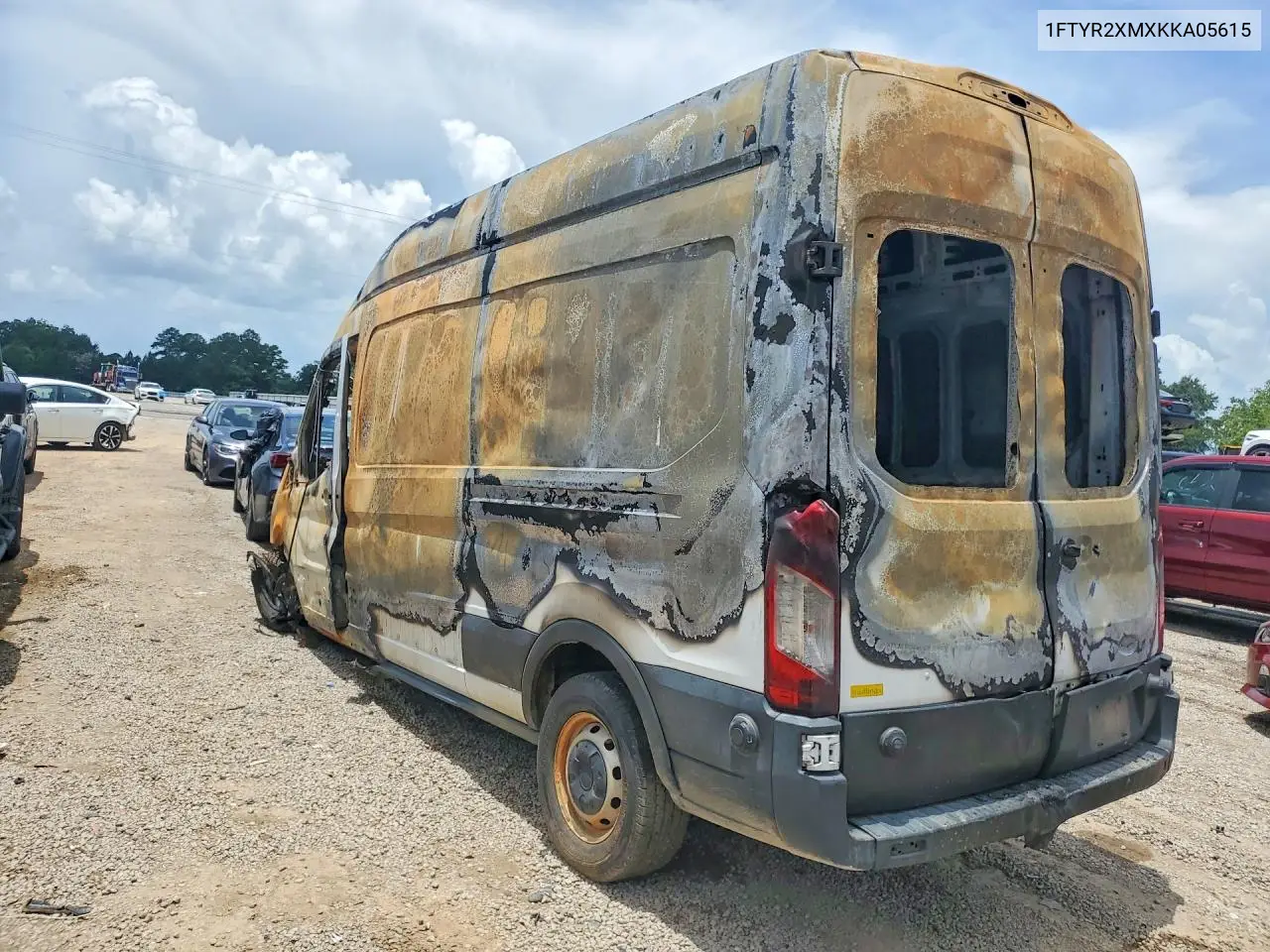 2019 FORD TRANSIT VIN 1FTYR2XMXKKA05615 — фото 2
