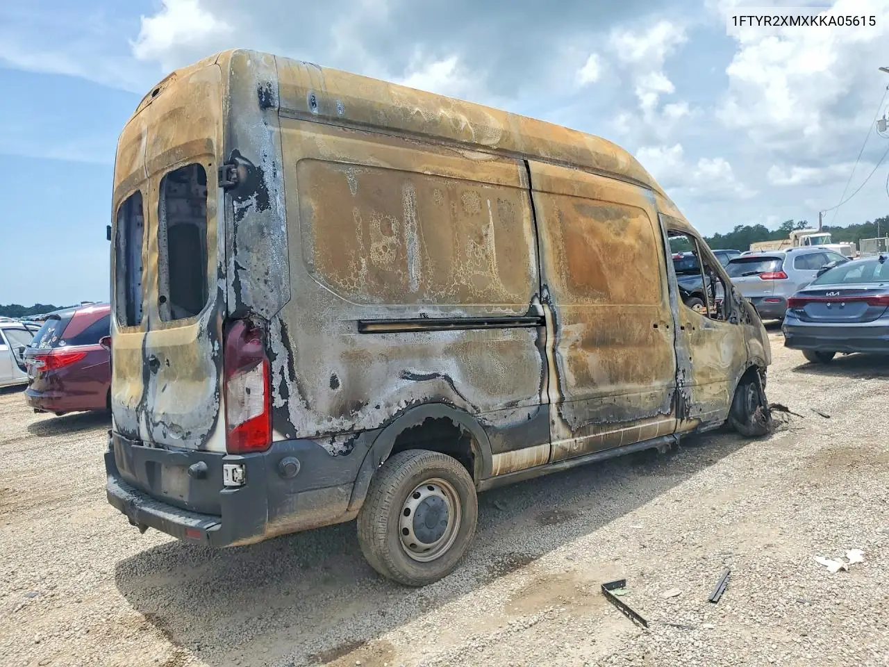 2019 FORD TRANSIT VIN 1FTYR2XMXKKA05615 — фото 3