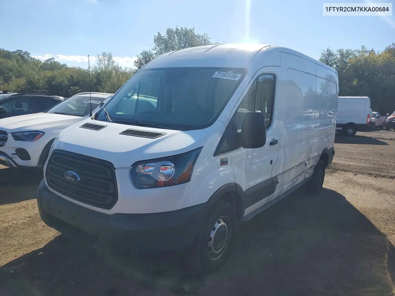 FORD TRANSIT 2019, VIN 1FTYR2CM7KKA00684