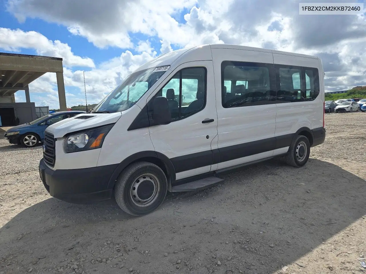 FORD TRANSIT 2019, VIN 1FBZX2CM2KKB72460