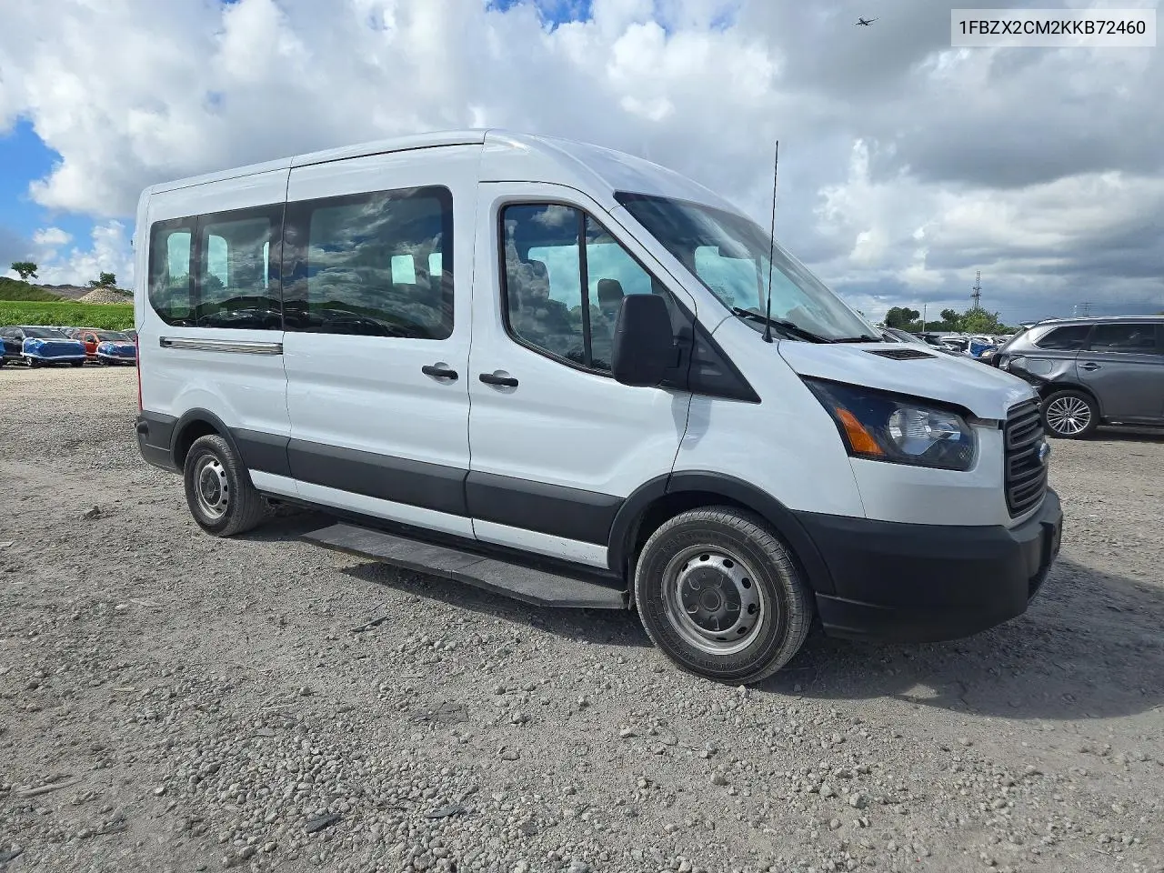 2019 FORD TRANSIT VIN 1FBZX2CM2KKB72460 — фото 4