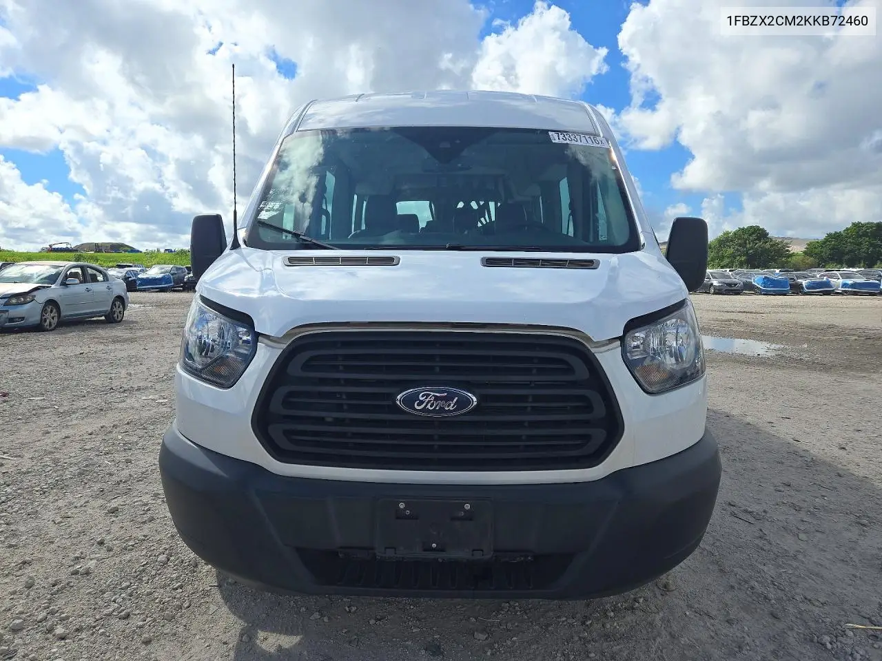 2019 FORD TRANSIT VIN 1FBZX2CM2KKB72460 — фото 5