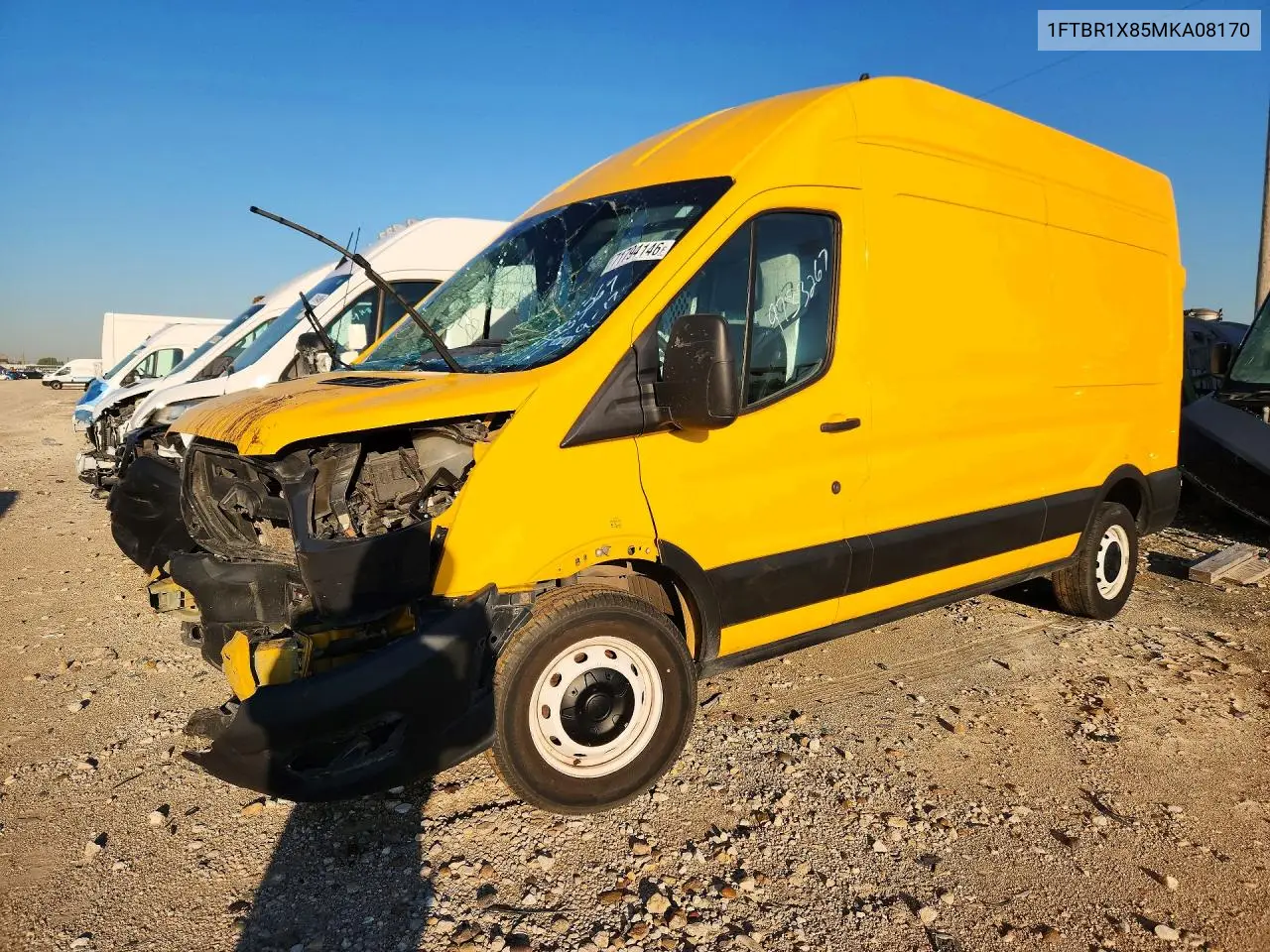 FORD TRANSIT 2021, VIN 1FTBR1X85MKA08170
