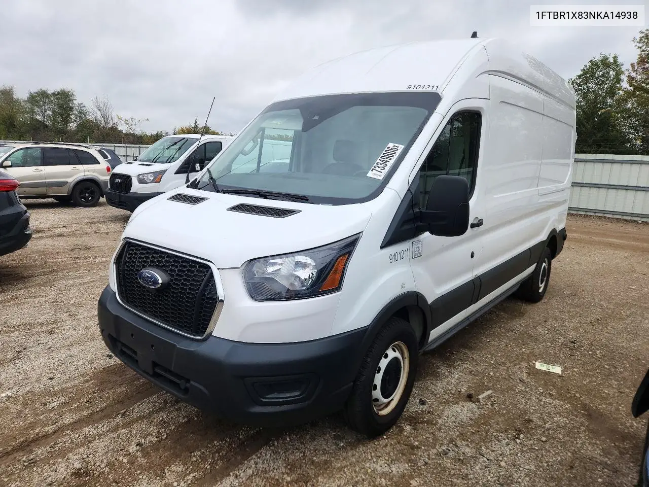 FORD TRANSIT 2022, VIN 1FTBR1X83NKA14938