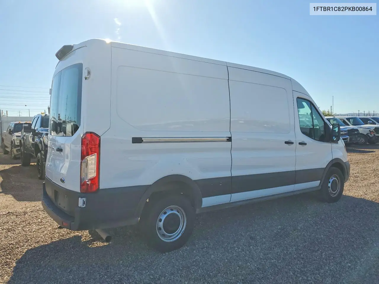 2023 FORD TRANSIT VIN 1FTBR1C82PKB00864 — фото 3