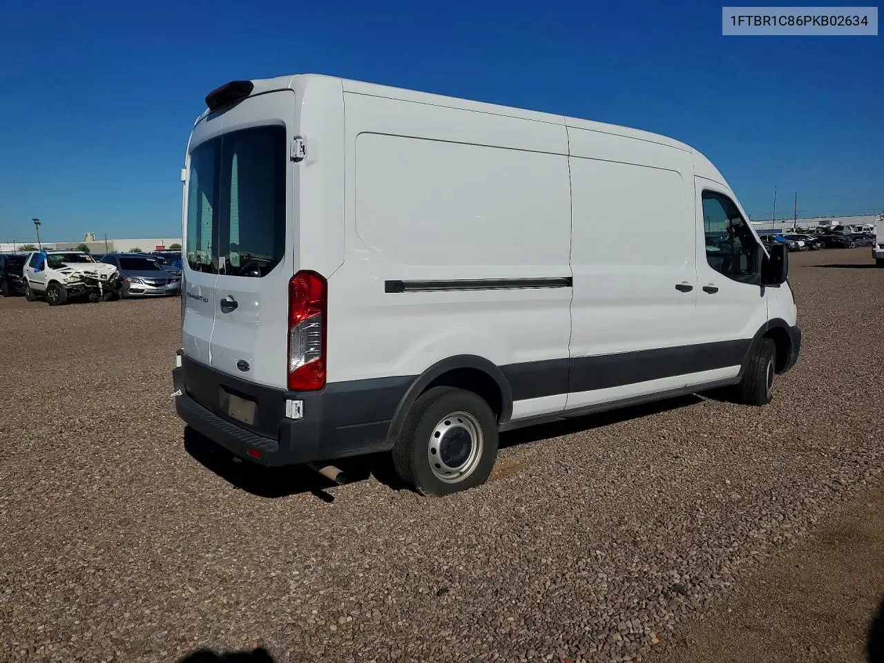 2023 FORD TRANSIT VIN 1FTBR1C86PKB02634 — фото 3