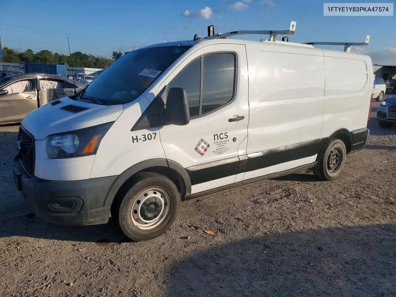 FORD TRANSIT 2023, VIN 1FTYE1Y83PKA47574