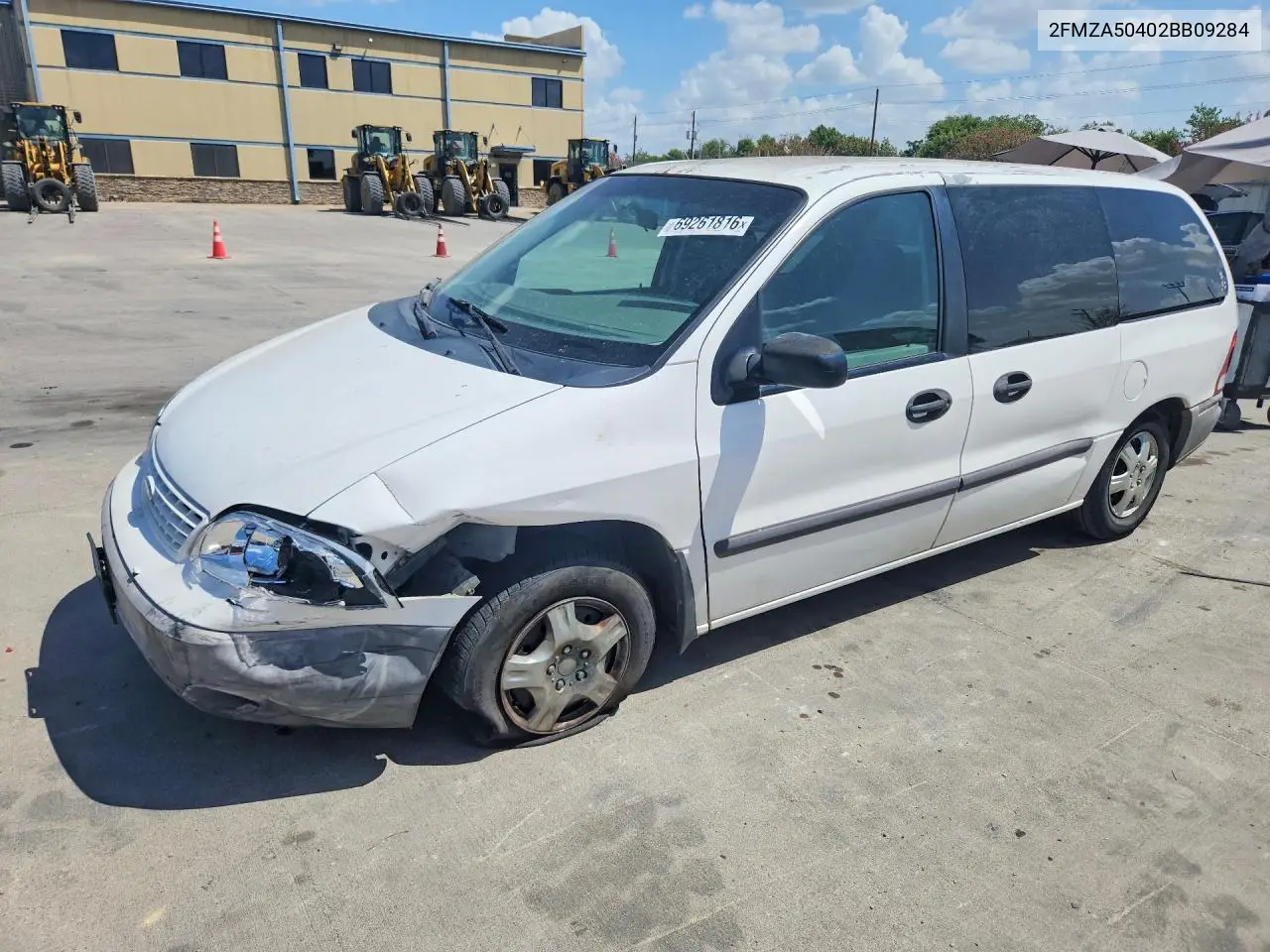 FORD WINDSTAR 2002, VIN 2FMZA50402BB09284