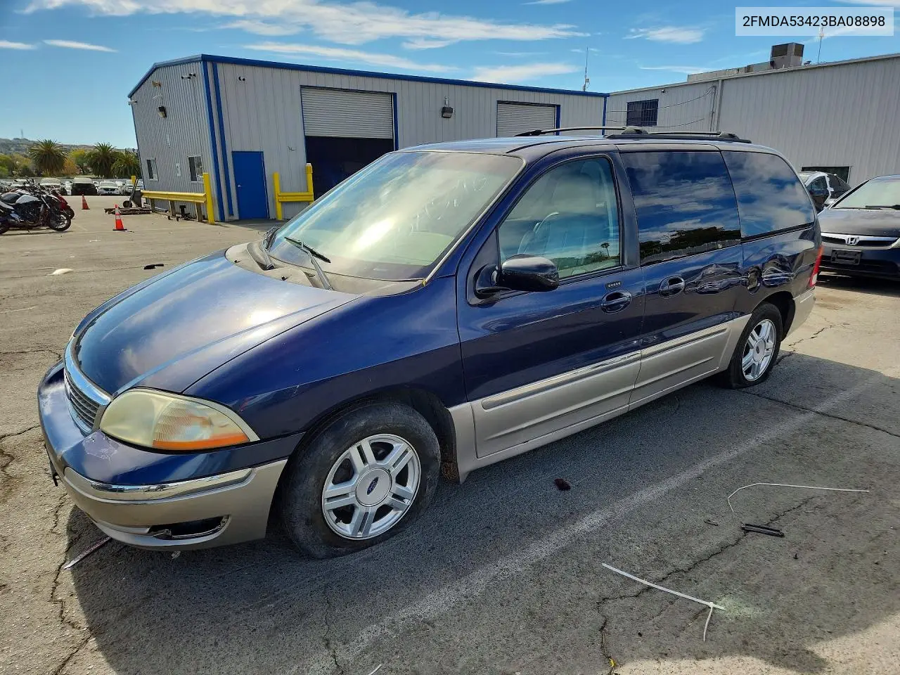 FORD WINDSTAR 2003, VIN 2FMDA53423BA08898