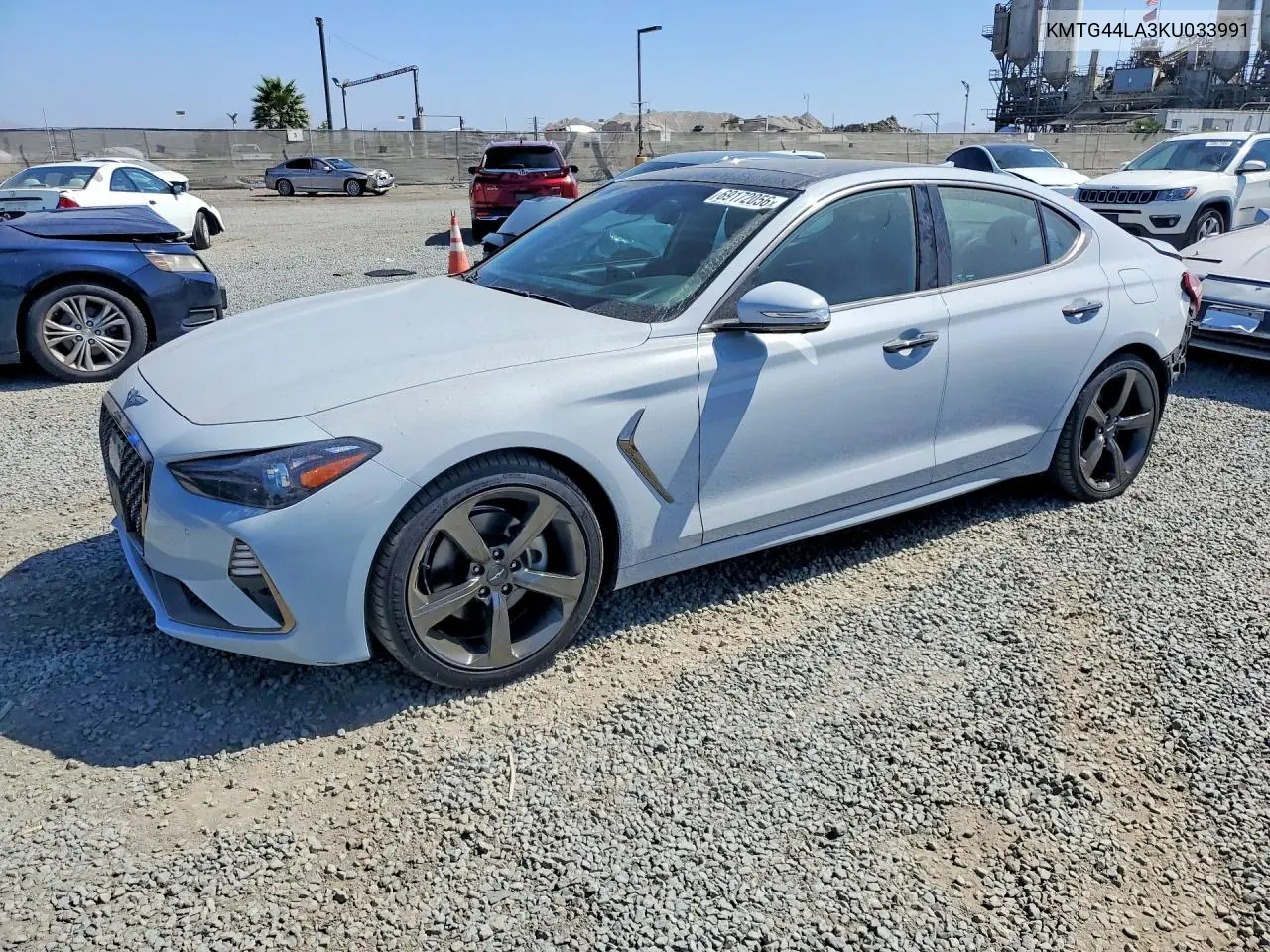 2019 GENESIS G70 VIN KMTG44LA3KU033991 — фото 5