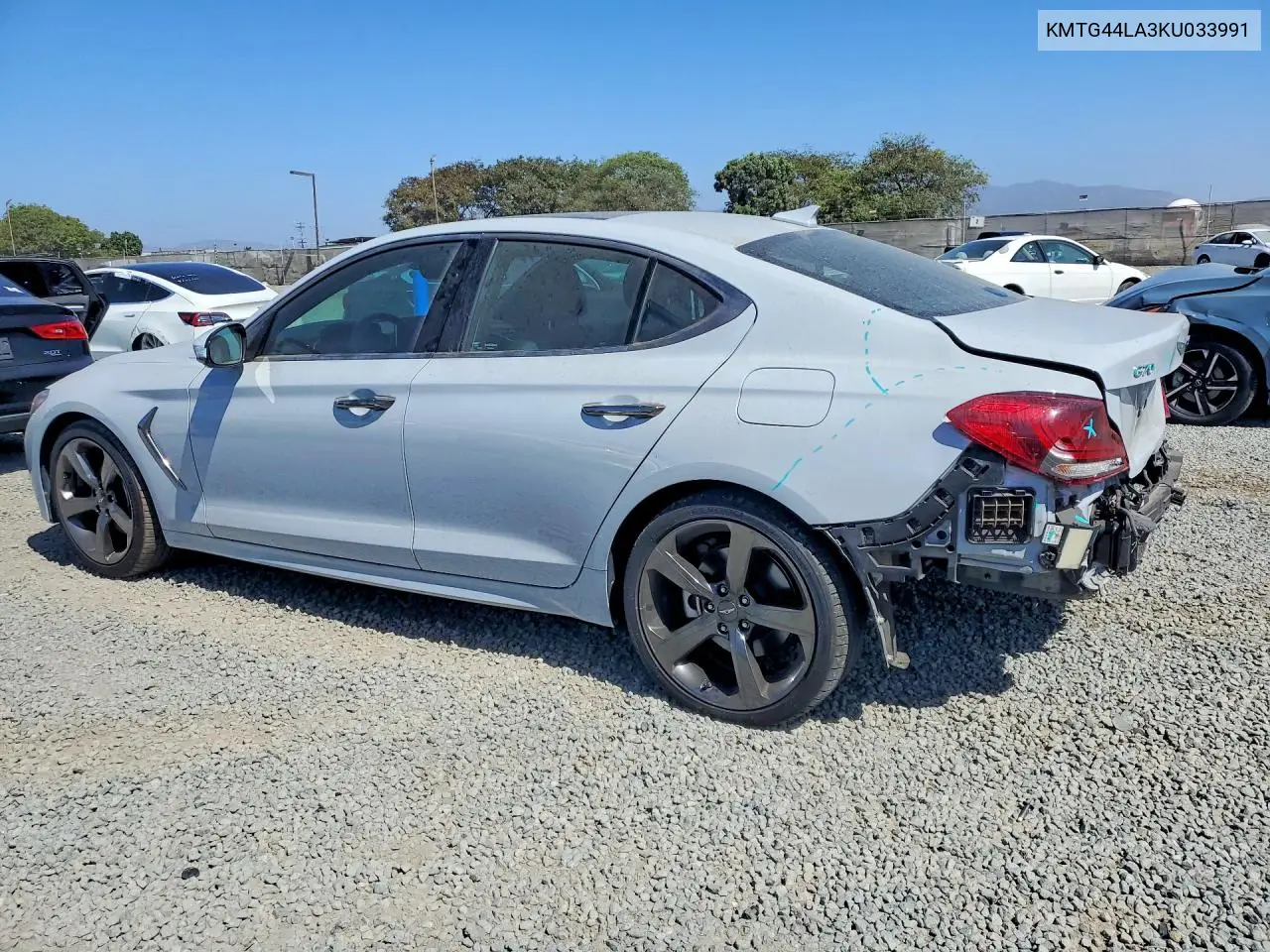 GENESIS G70 2019, VIN KMTG44LA3KU033991