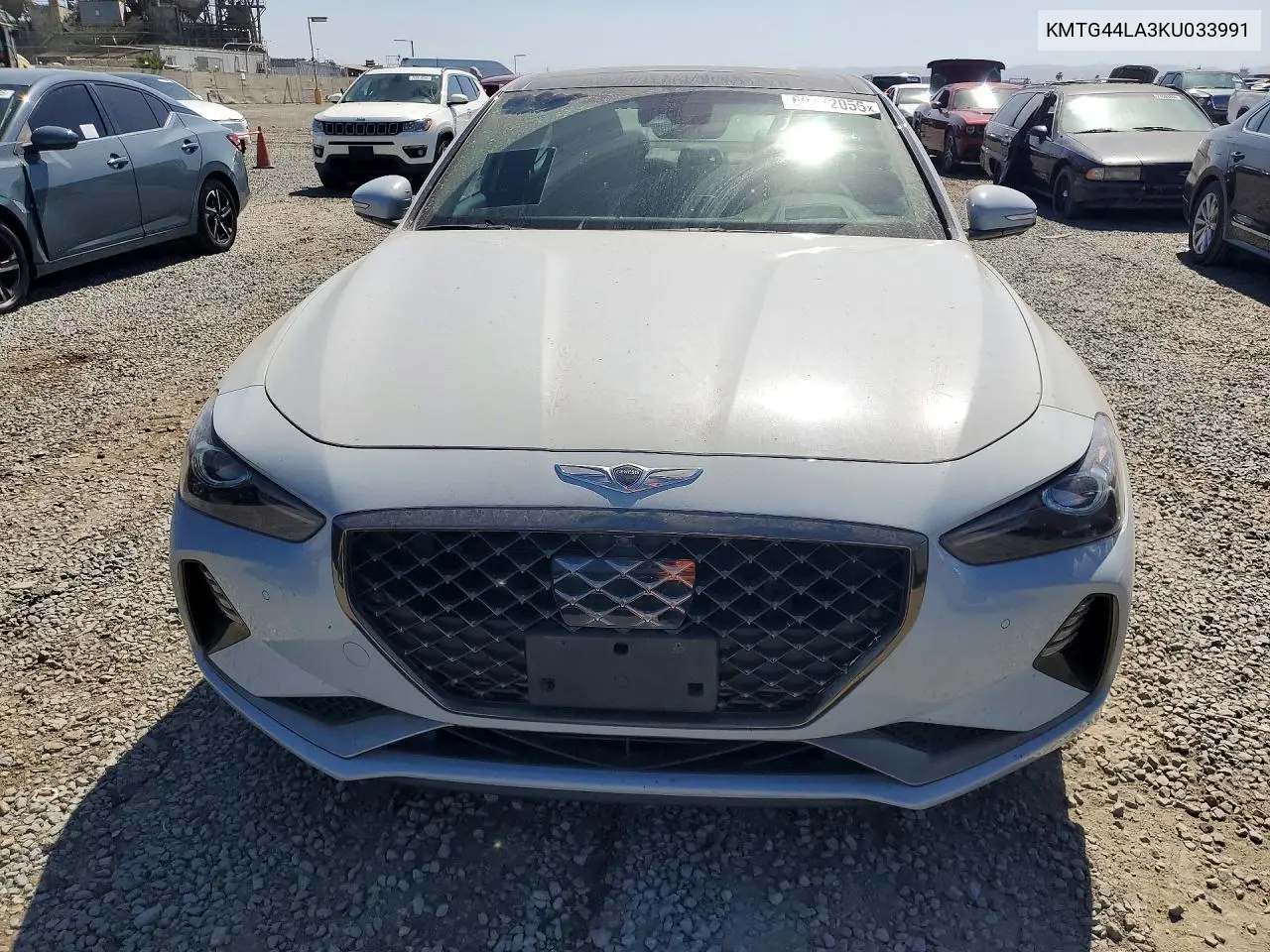 2019 GENESIS G70 VIN KMTG44LA3KU033991 — фото 4