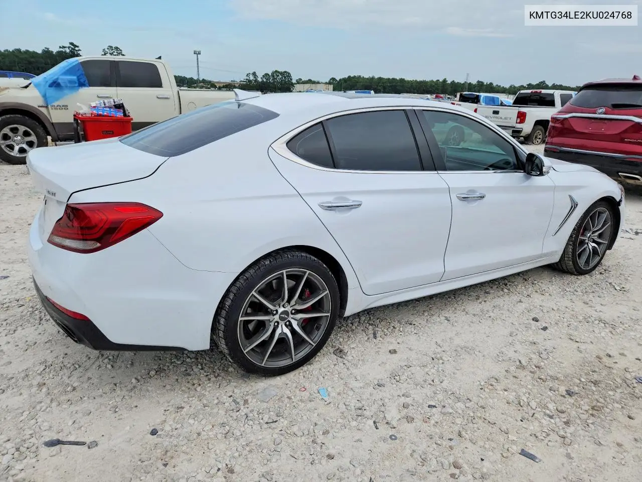 2019 GENESIS G70 VIN KMTG34LE2KU024768 — фото 3