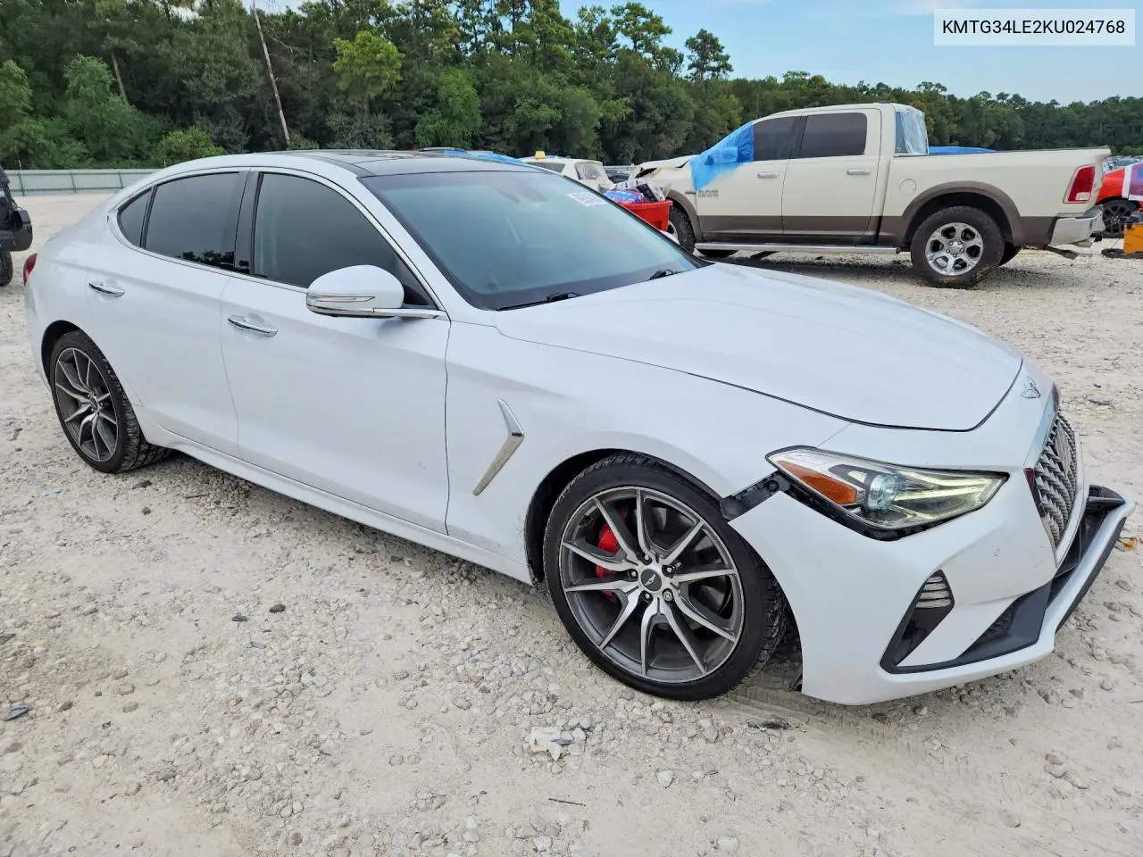 2019 GENESIS G70 VIN KMTG34LE2KU024768 — фото 4