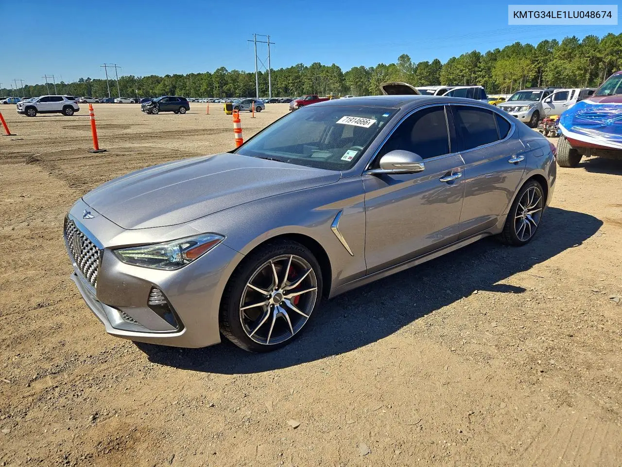 GENESIS G70 2020, VIN KMTG34LE1LU048674
