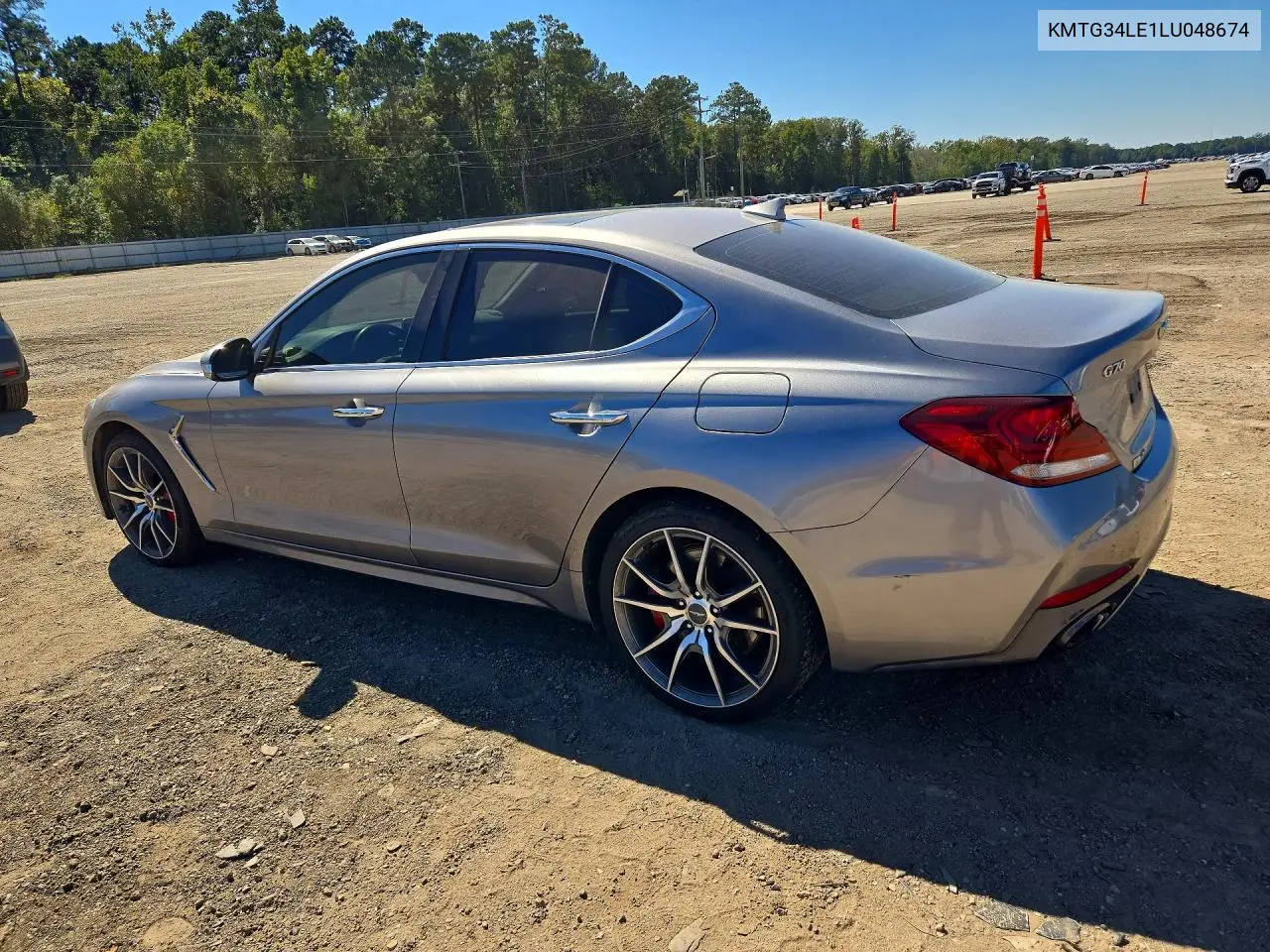2020 GENESIS G70 VIN KMTG34LE1LU048674 — фото 2