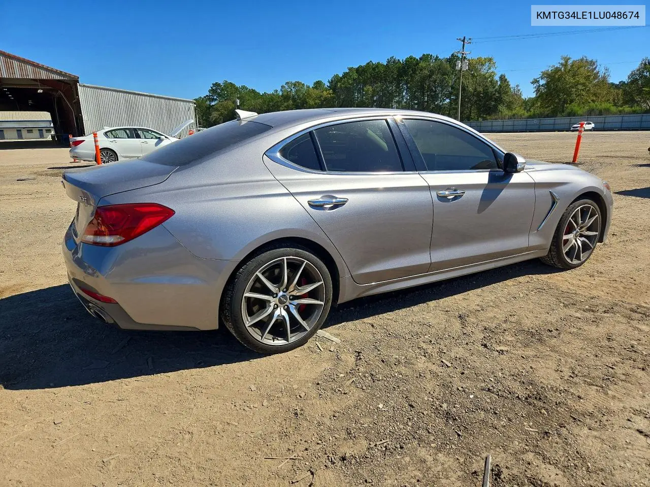 2020 GENESIS G70 VIN KMTG34LE1LU048674 — фото 3