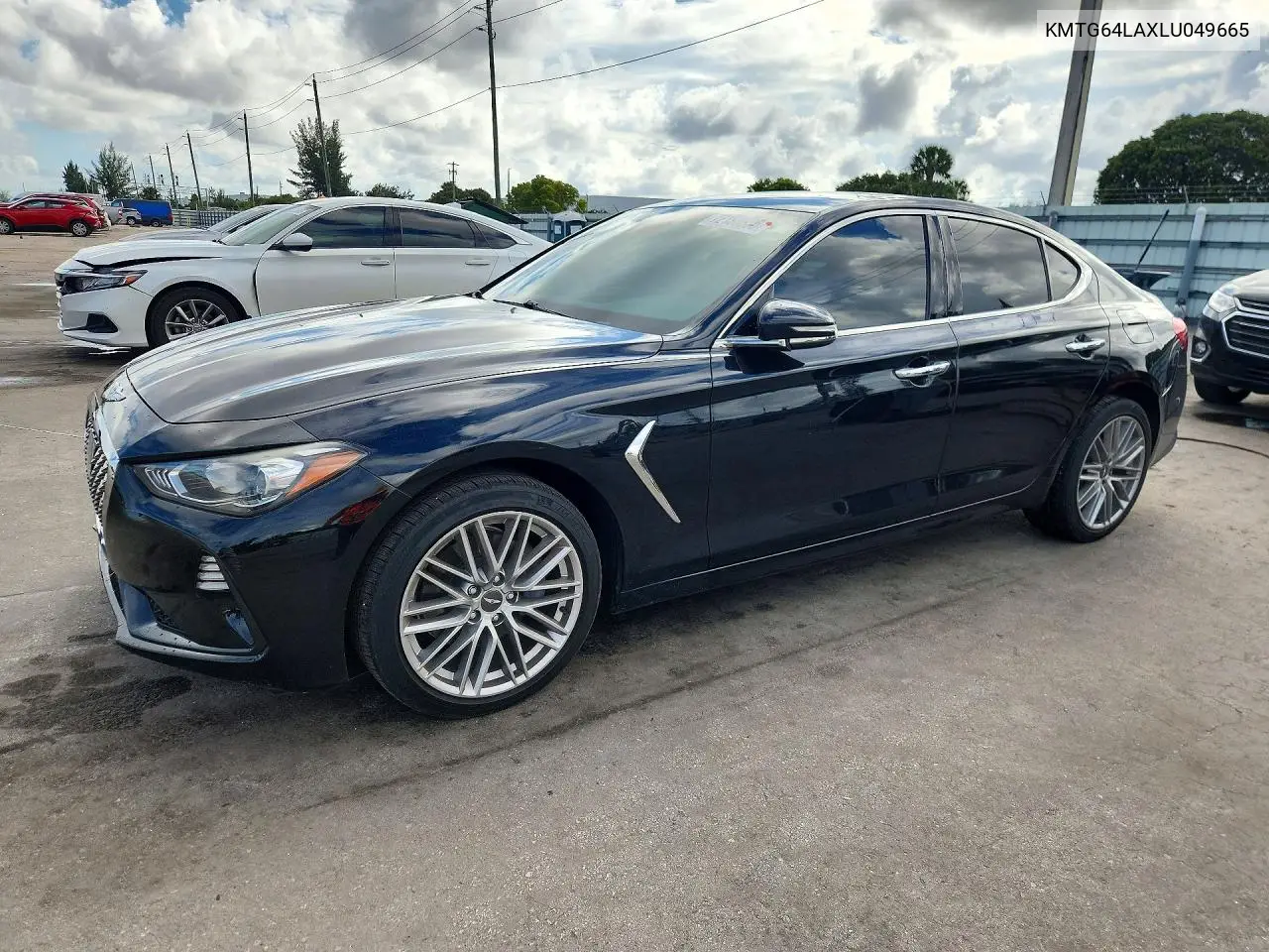 GENESIS G70 2020, VIN KMTG64LAXLU049665