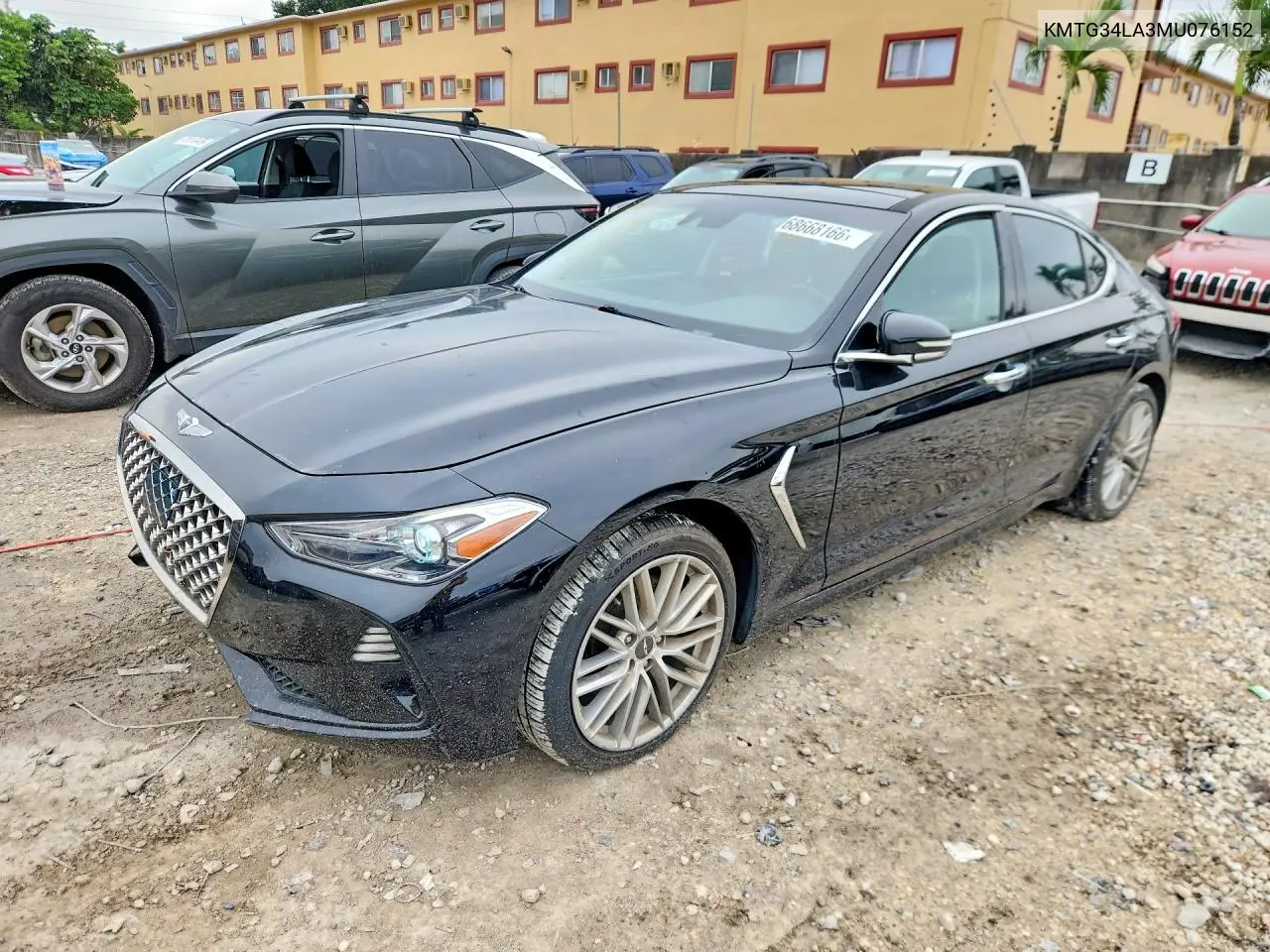 GENESIS G70 2021, VIN KMTG34LA3MU076152