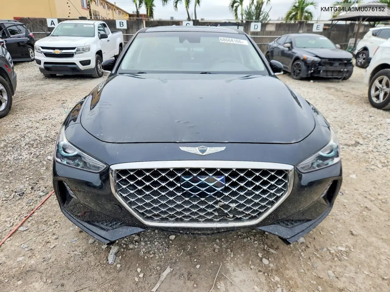 2021 GENESIS G70 VIN KMTG34LA3MU076152 — фото 5