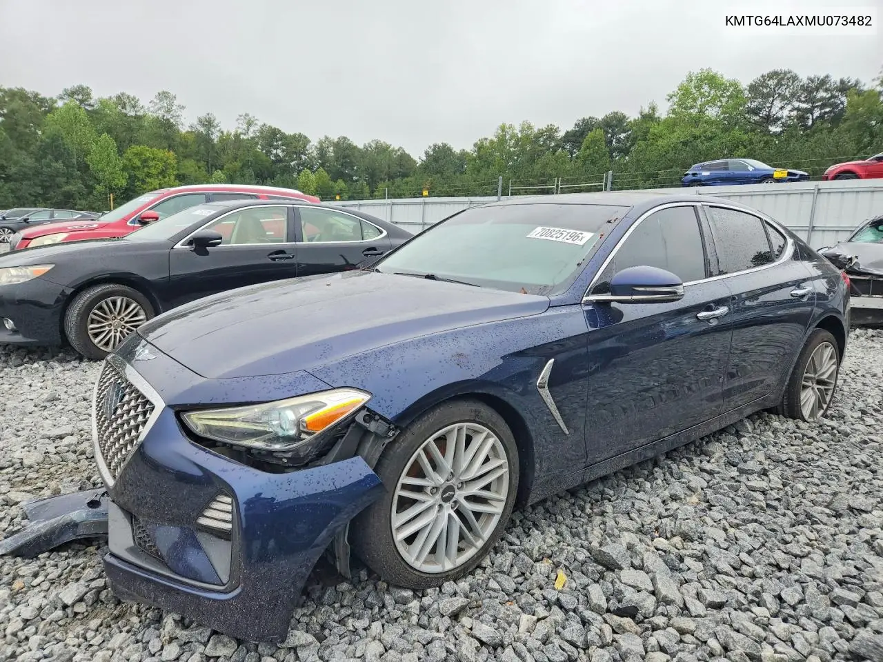 GENESIS G70 2021, VIN KMTG64LAXMU073482
