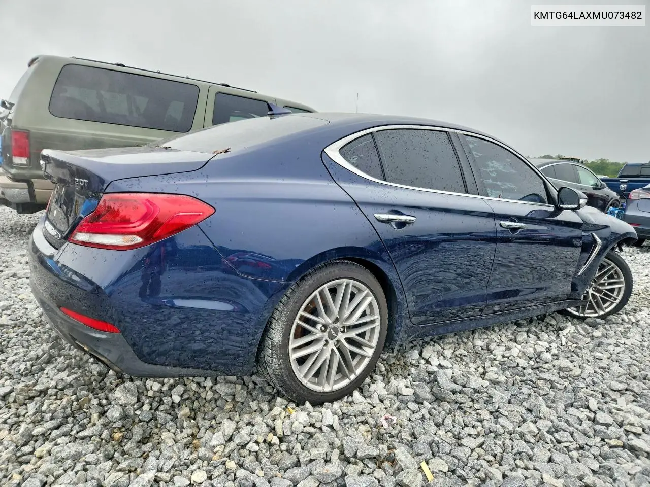 2021 GENESIS G70 VIN KMTG64LAXMU073482 — фото 3