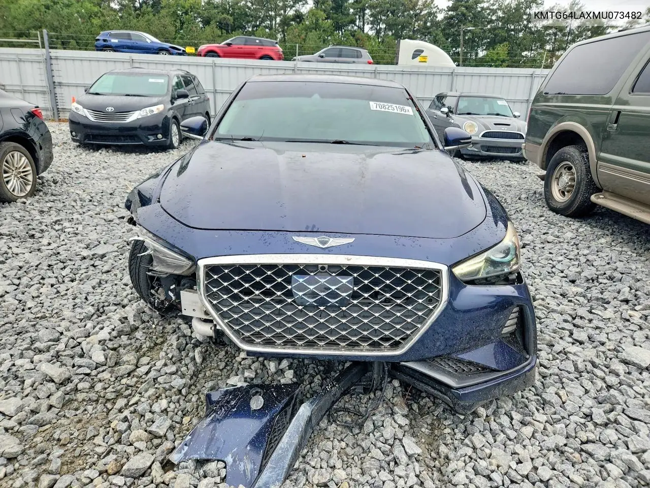 2021 GENESIS G70 VIN KMTG64LAXMU073482 — фото 5