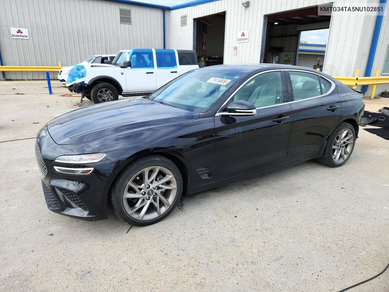GENESIS G70 2022, VIN KMTG34TA5NU102851