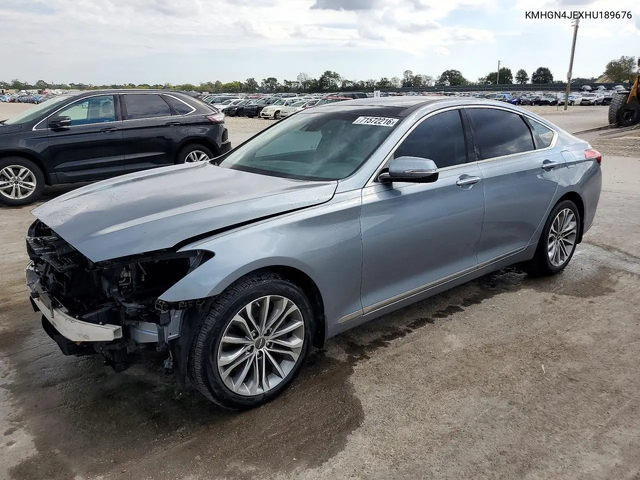 GENESIS G80 2017, VIN KMHGN4JEXHU189676