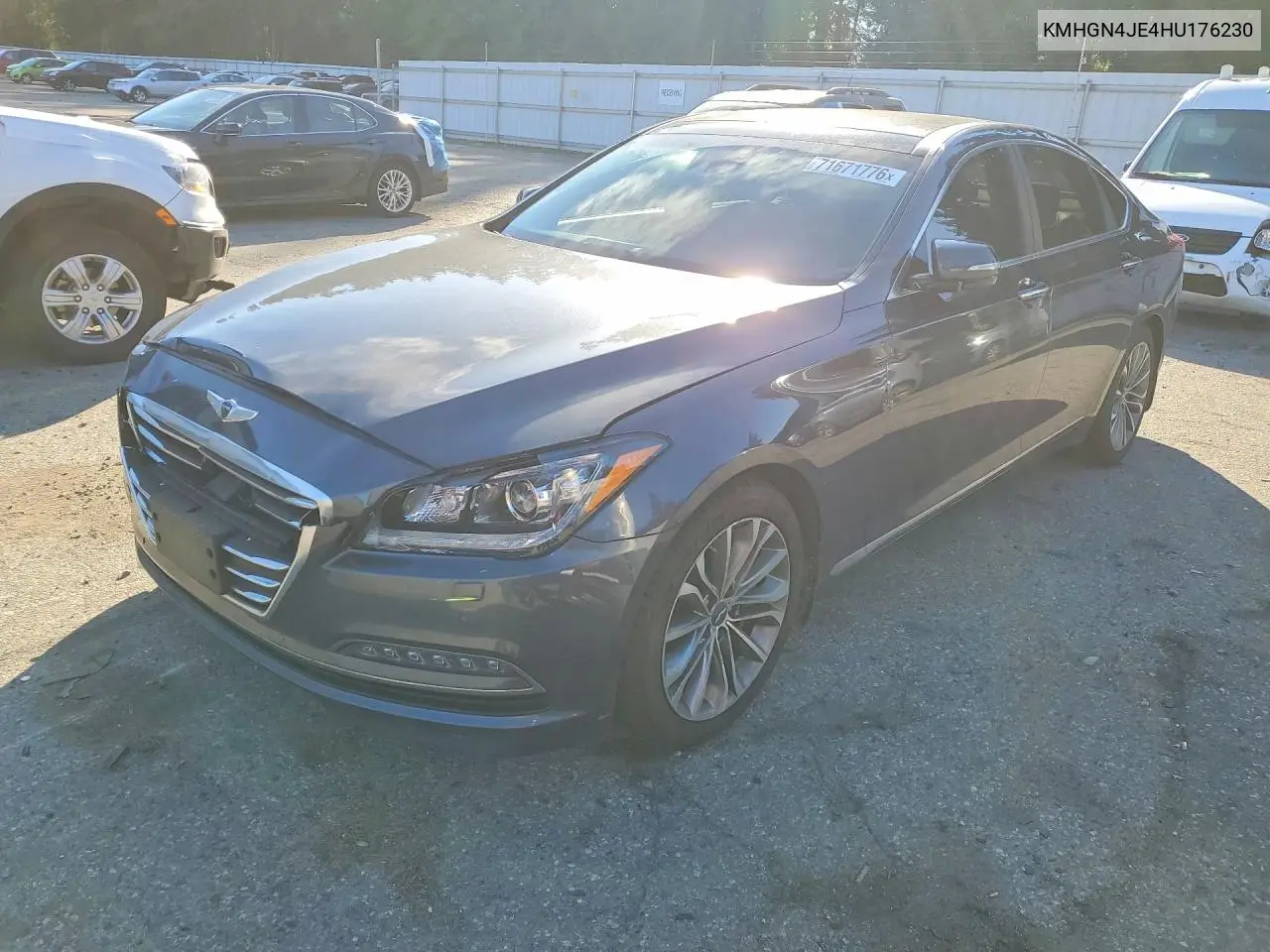 GENESIS G80 2017, VIN KMHGN4JE4HU176230