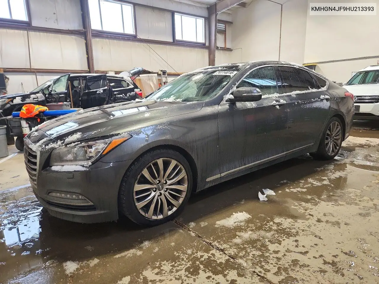 GENESIS G80 2017, VIN KMHGN4JF9HU213393