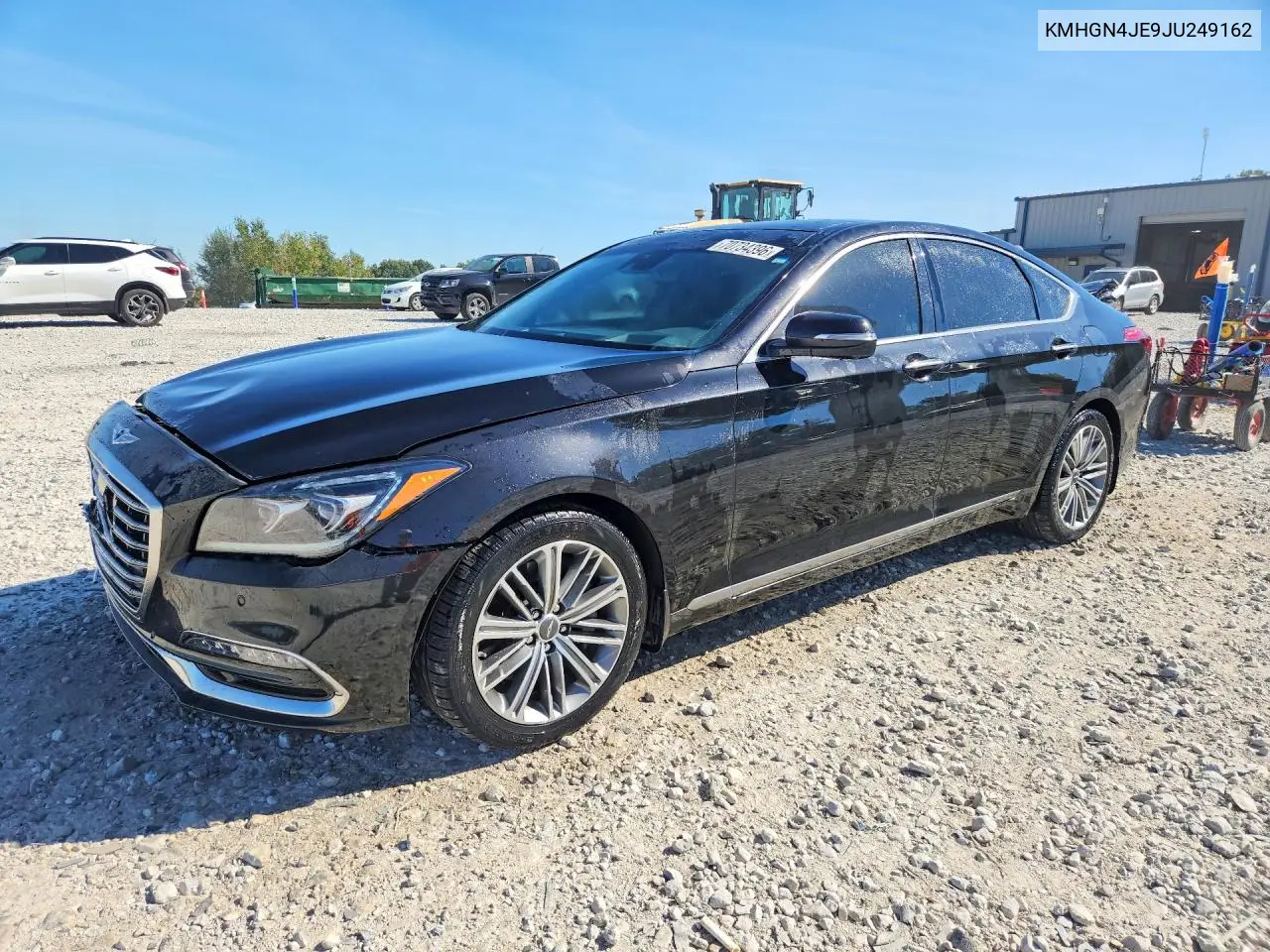 GENESIS G80 2018, VIN KMHGN4JE9JU249162