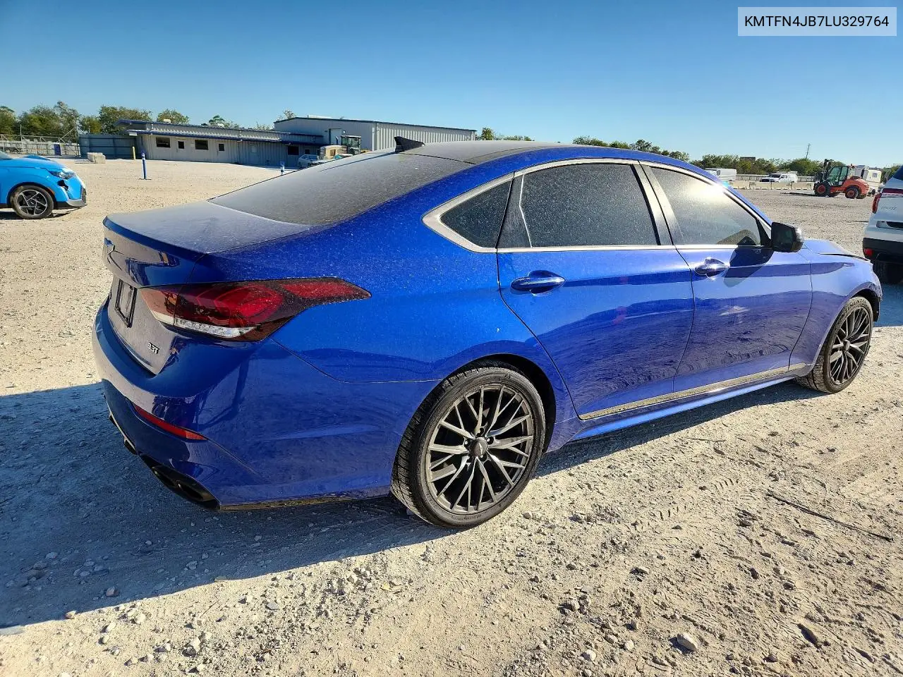 2020 GENESIS G80 VIN KMTFN4JB7LU329764 — фото 3