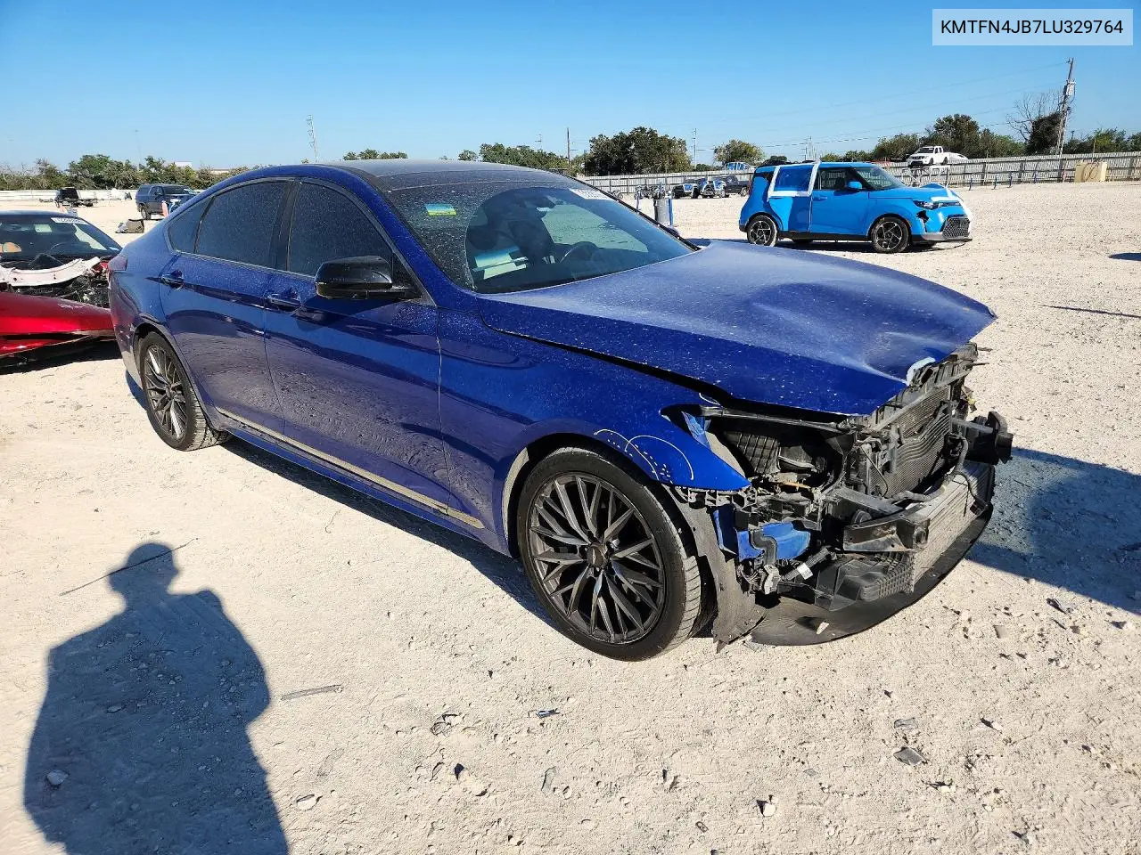 2020 GENESIS G80 VIN KMTFN4JB7LU329764 — фото 4