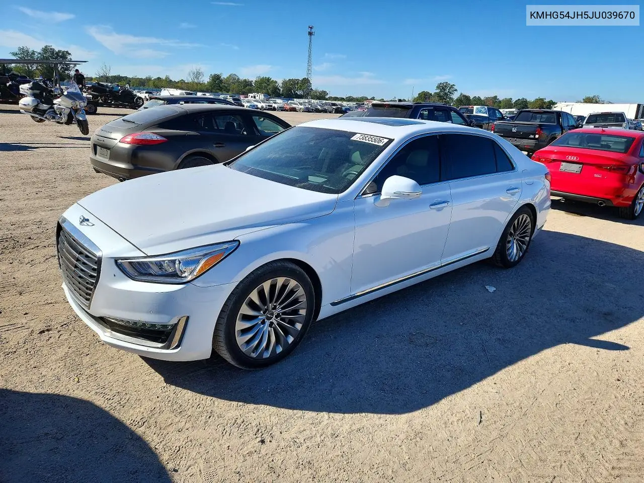 GENESIS G90 2018, VIN KMHG54JH5JU039670