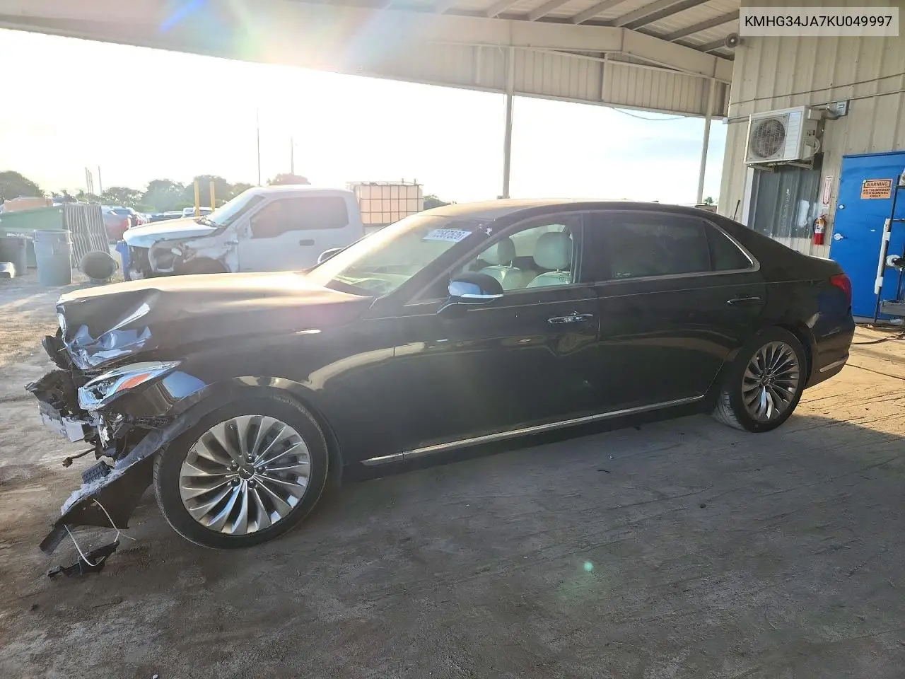 GENESIS G90 2019, VIN KMHG34JA7KU049997