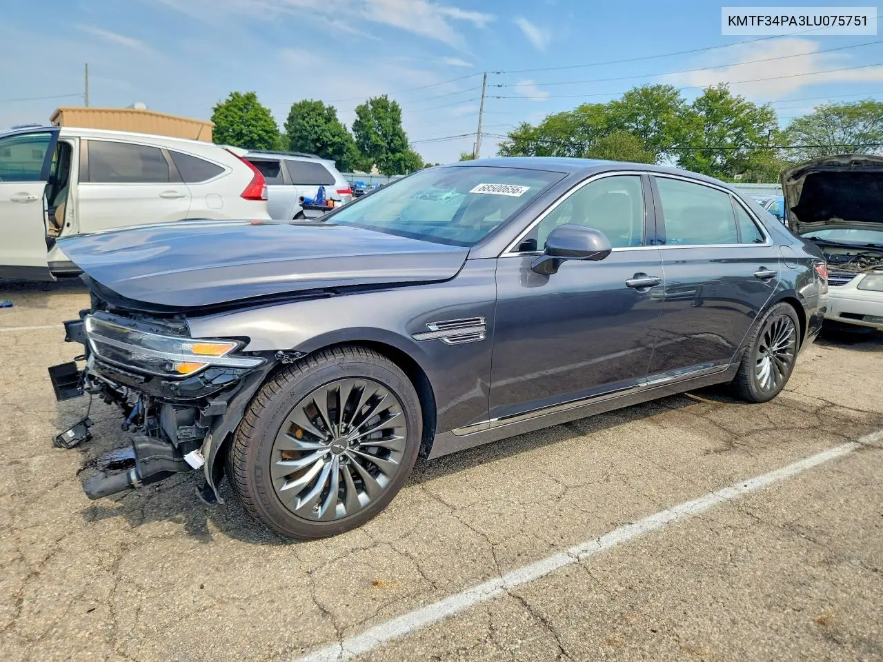 2020 GENESIS G90 VIN KMTF34PA3LU075751 — фото 1