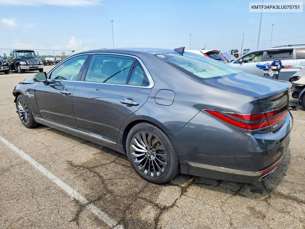2020 GENESIS G90 VIN KMTF34PA3LU075751 — фото 2