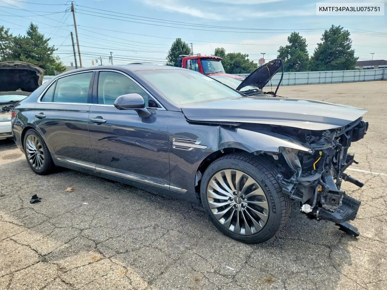 2020 GENESIS G90 VIN KMTF34PA3LU075751 — фото 4