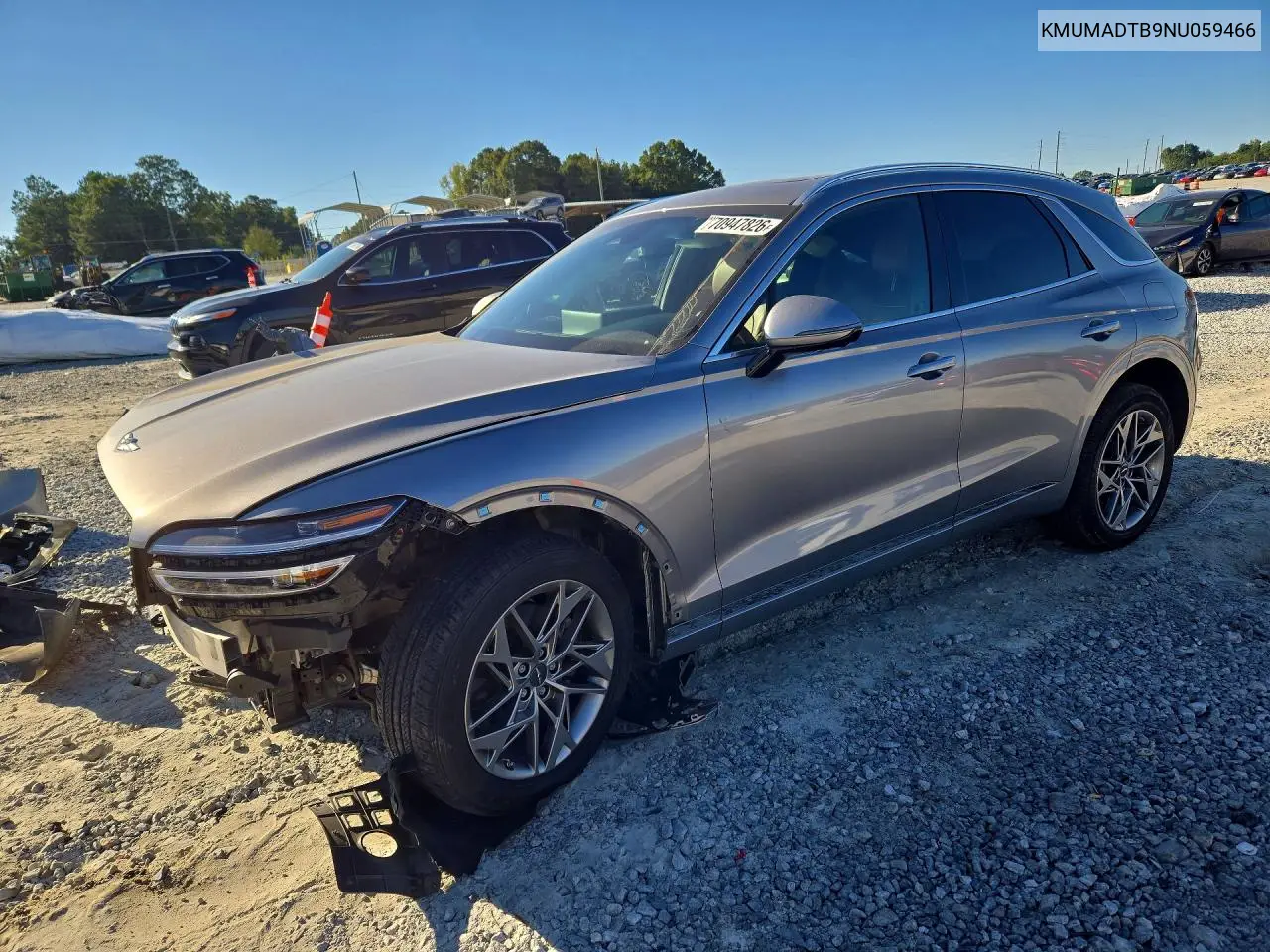 GENESIS GV70 2022, VIN KMUMADTB9NU059466