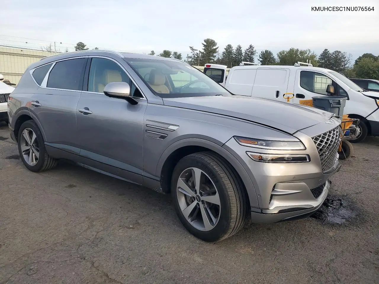 2022 GENESIS GV80 VIN KMUHCESC1NU076564 — фото 4