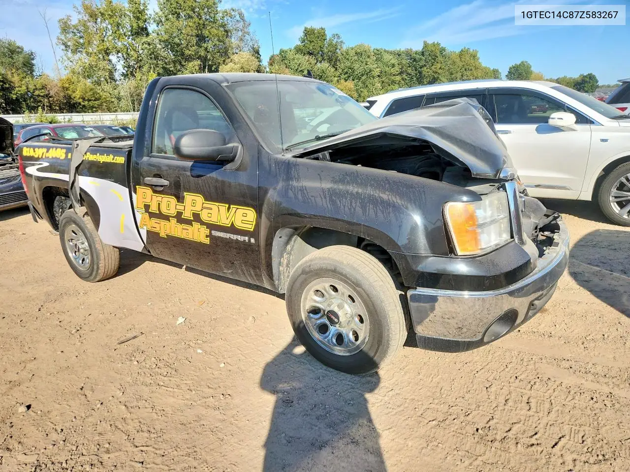 2007 GMC SIERRA VIN 1GTEC14C87Z583267 — фото 4