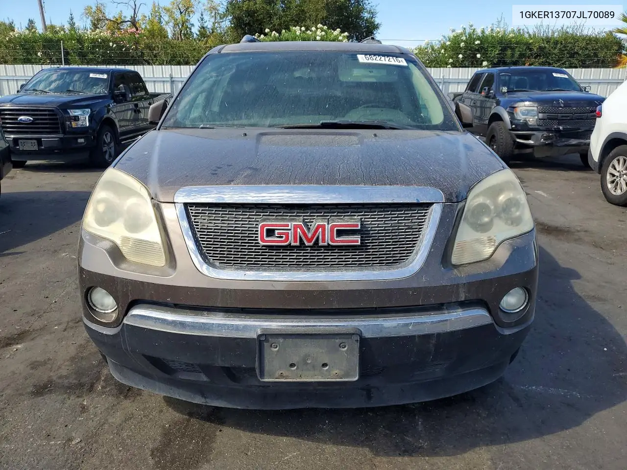 2007 GMC ACADIA VIN 1GKER23707J170089 — фото 5