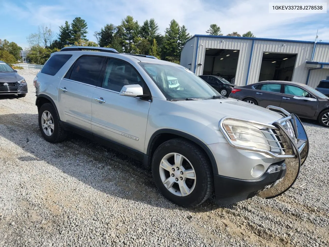 2008 GMC ACADIA VIN 1GKEV33728J278538 — фото 4