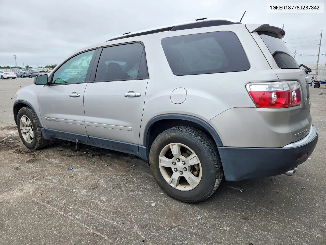 2008 GMC ACADIA VIN 1GKER13778J287342 — фото 2